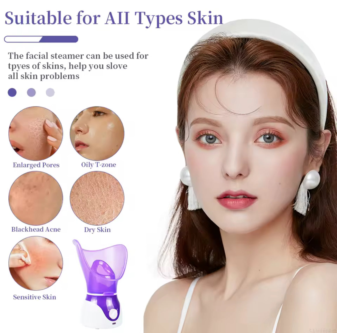 Appareil Sauna Facial à Vapeur
