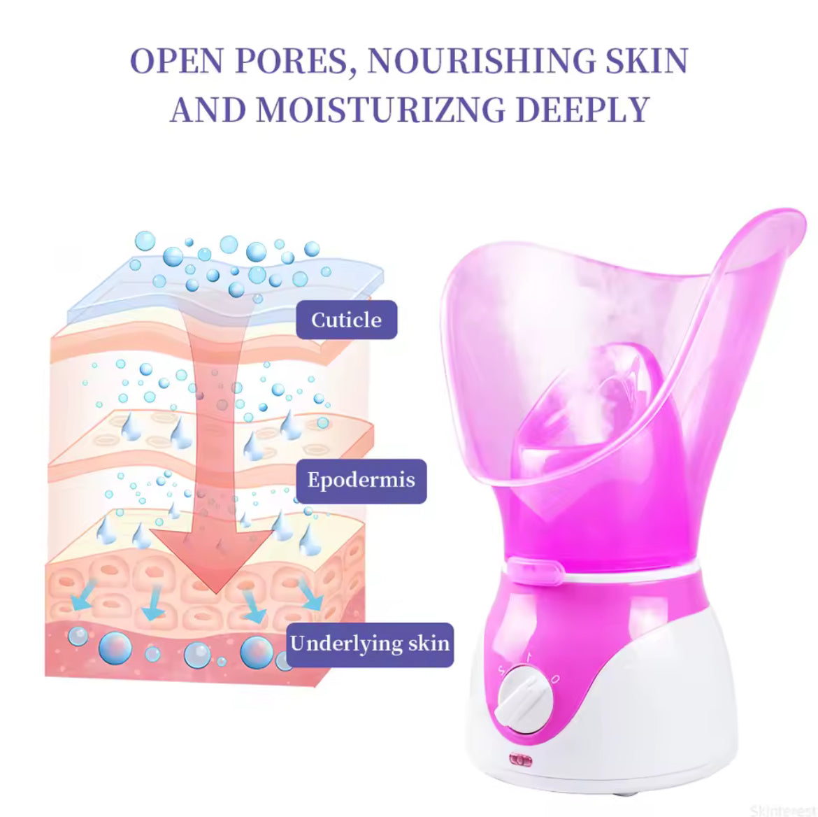 Appareil Sauna Facial à Vapeur
