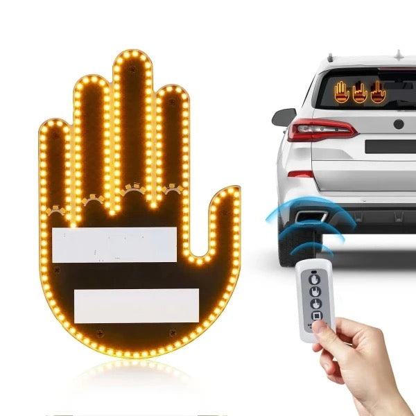 Lumière de doigt de voiture avec télécommande
