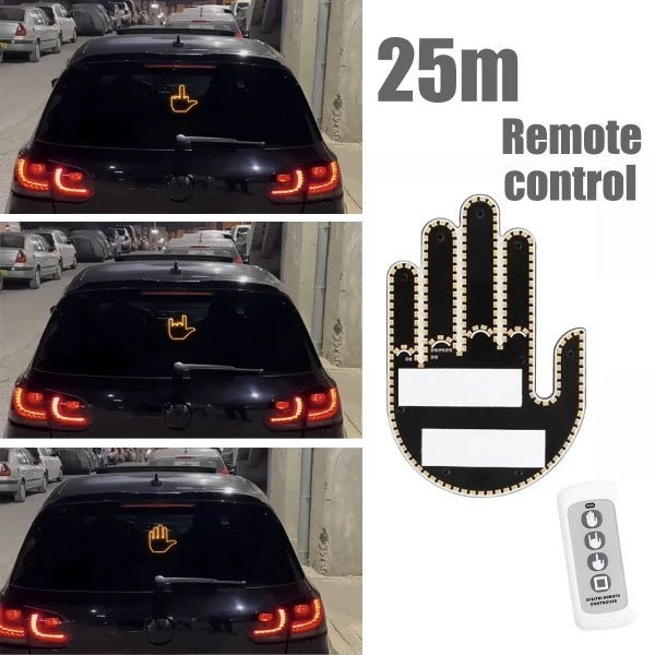 Lumière de doigt de voiture avec télécommande