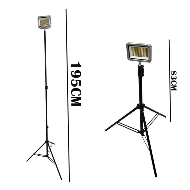 Lampe LED Professionnelle pour Photo & Vidéo avec 4 Filtres Couleur + Pied Réglable
