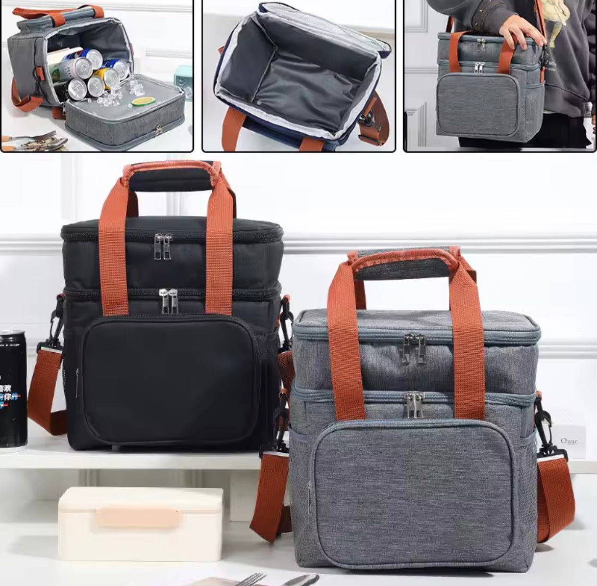 Sac Isotherme Grande Capacité – Lunch Bag Premium 13.8 L