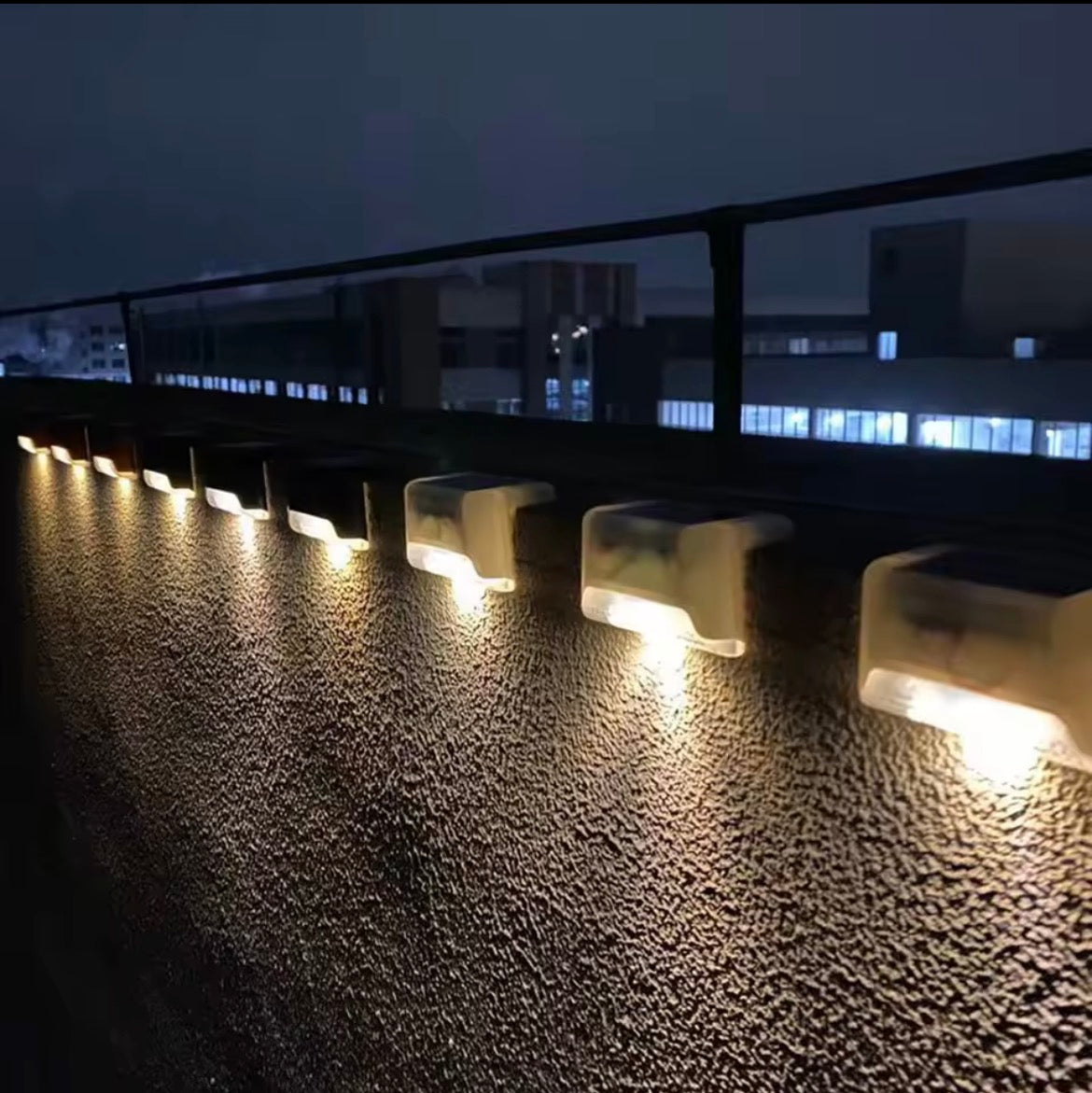Lampe Solaire LED pour Escaliers – Éclairage Extérieur Intelligent