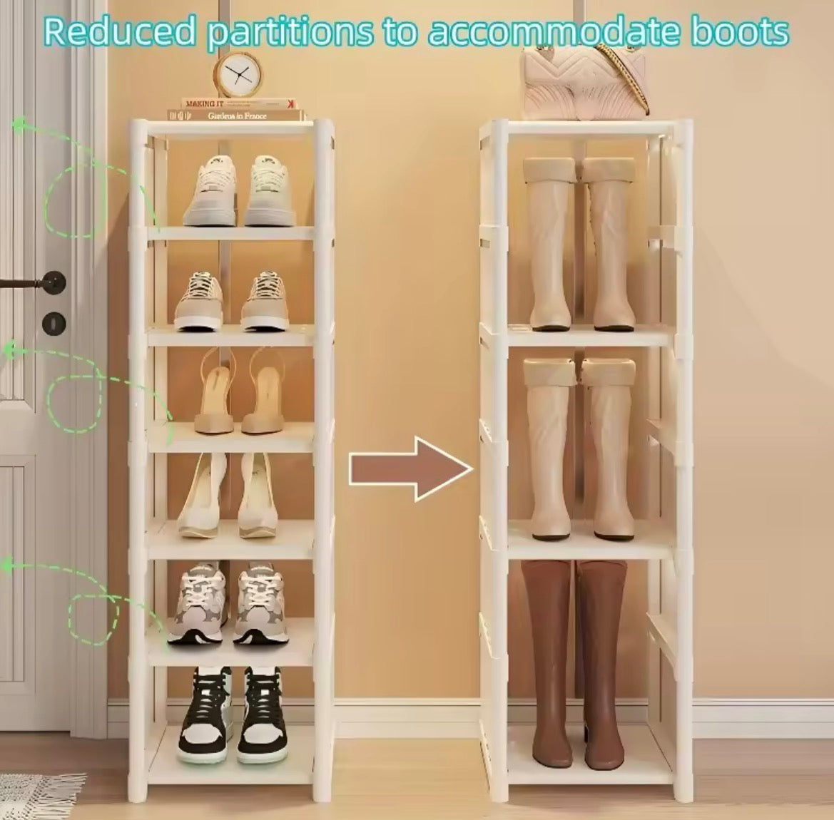Meuble à chaussures pliable