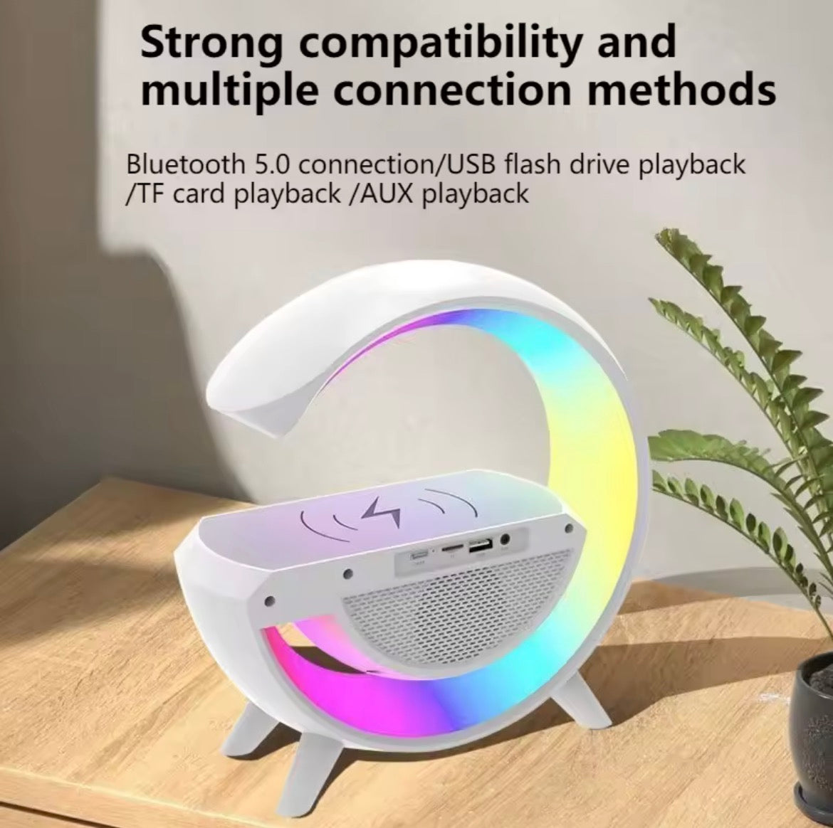 Lampe LED Bluetooth 4 en 1