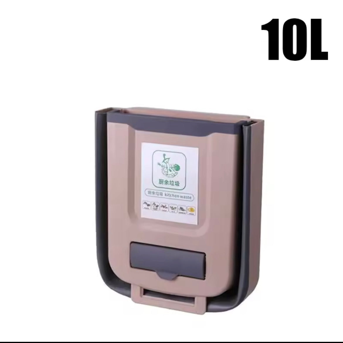 Poubelle de Cuisine Pliable & porte sachets