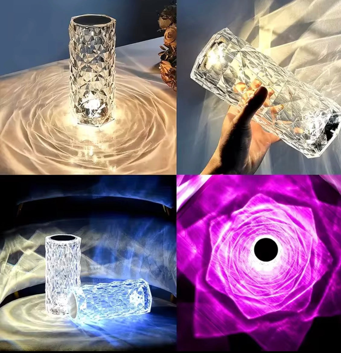 Rose Diamond Table Lamp