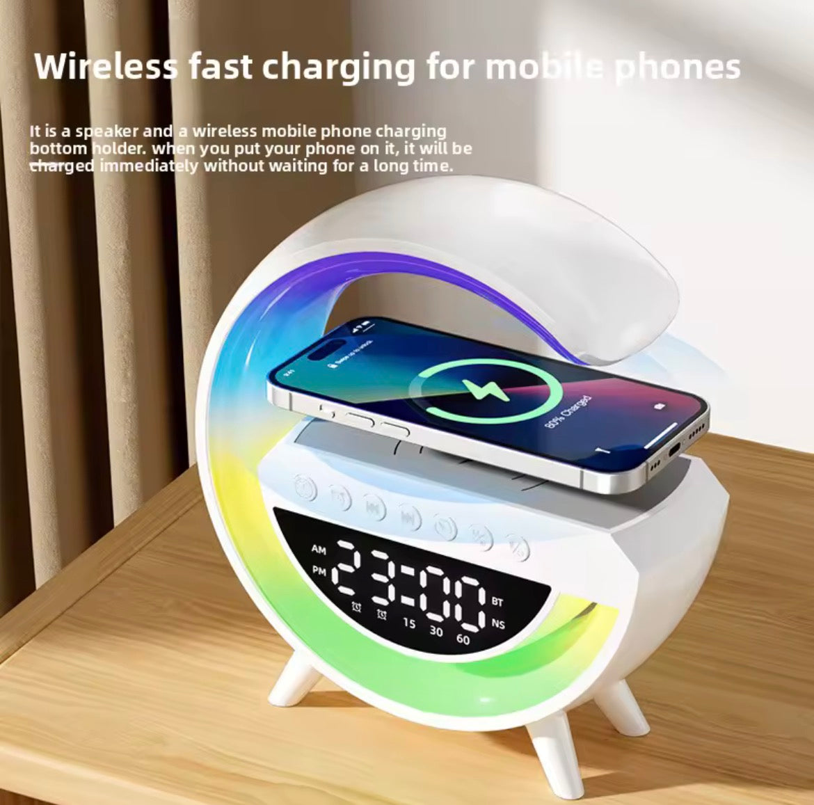 Lampe LED Bluetooth 4 en 1