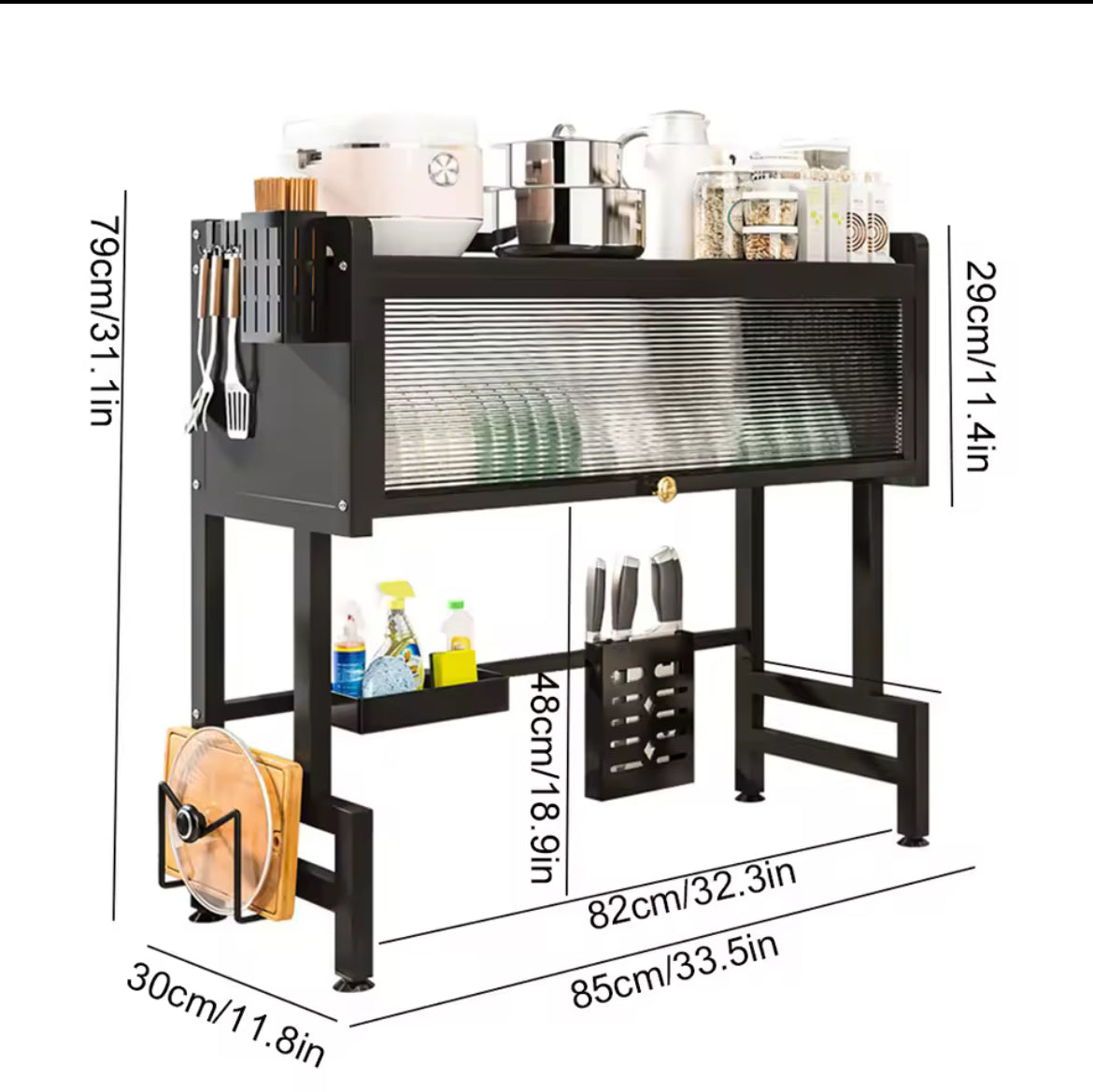 Égouttoir à Vaisselle en Acier Inoxydable