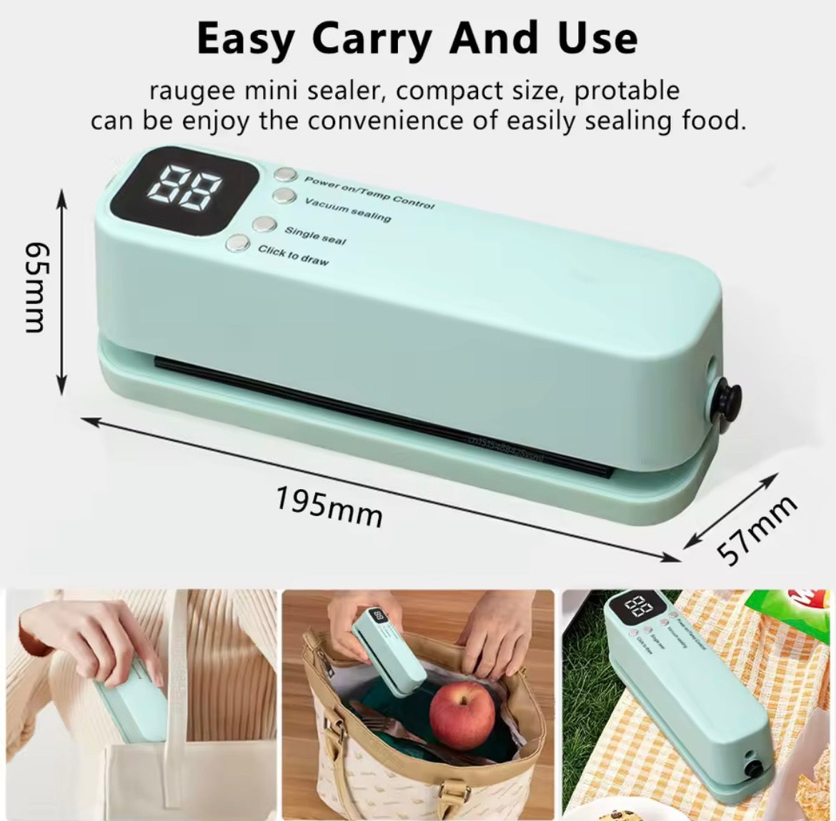 Machine Sous Vide Portable 3 en 1