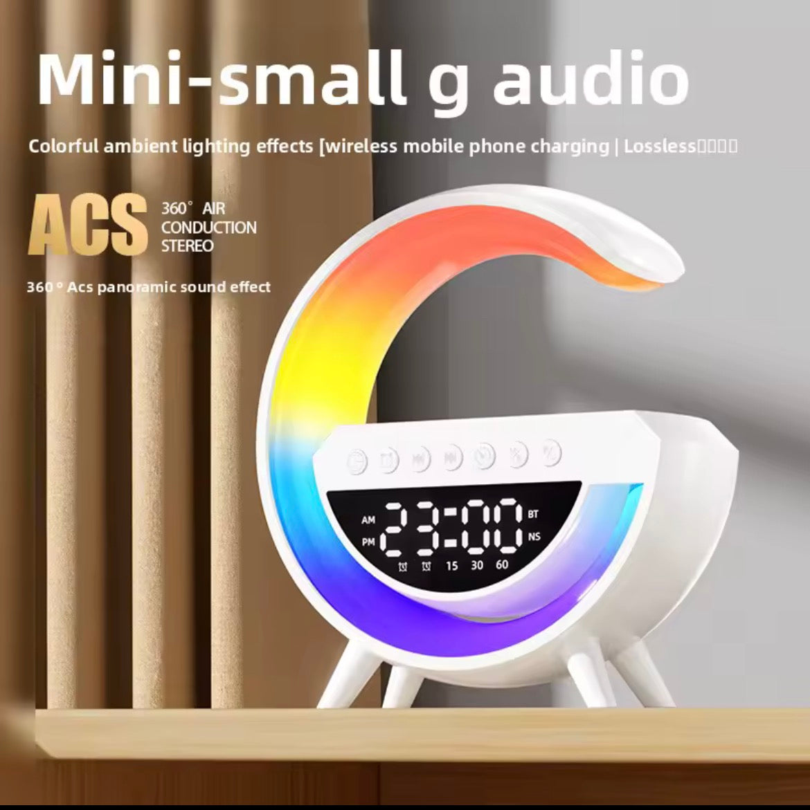 Lampe LED Bluetooth 4 en 1