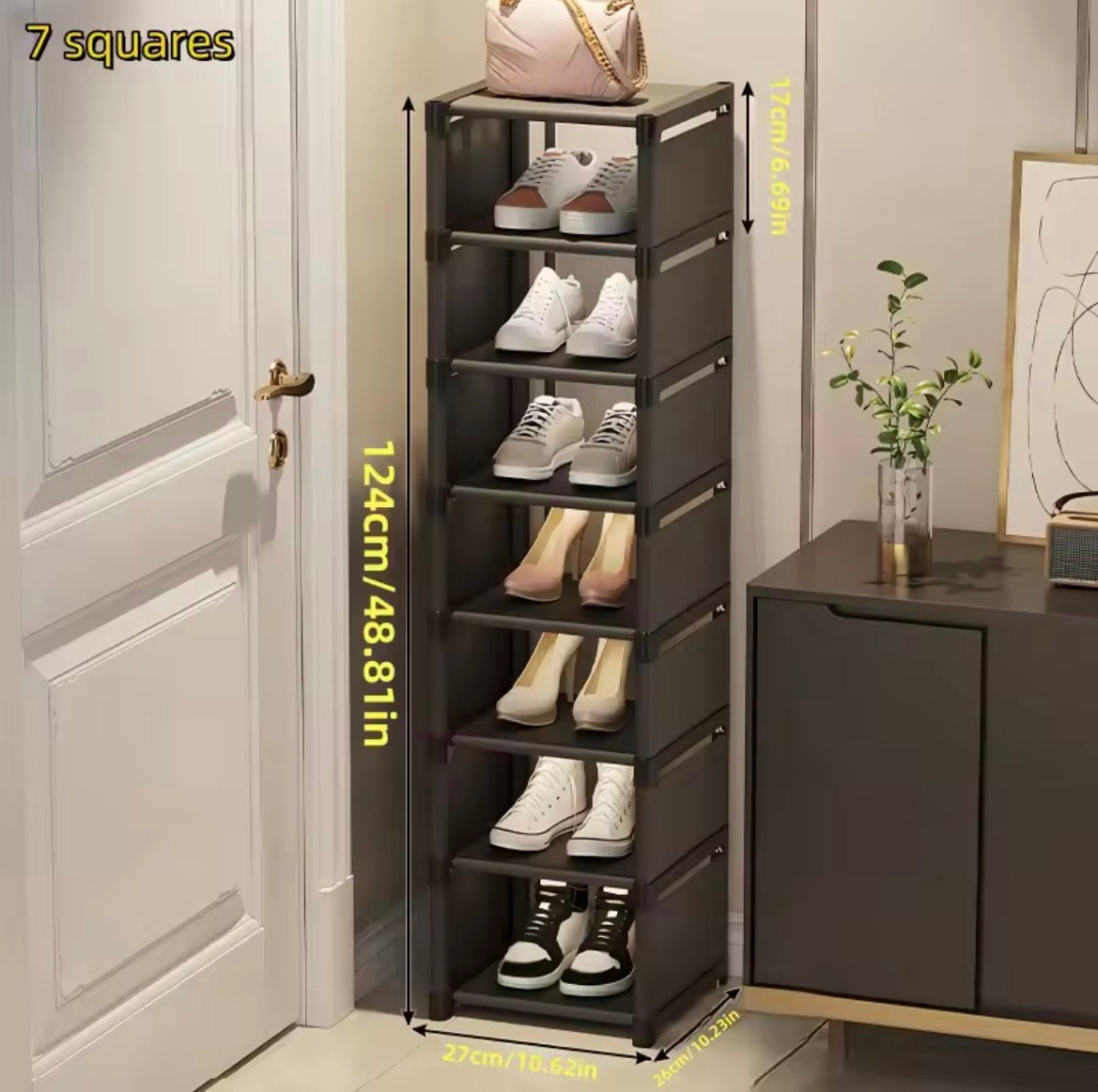 Meuble à chaussures pliable