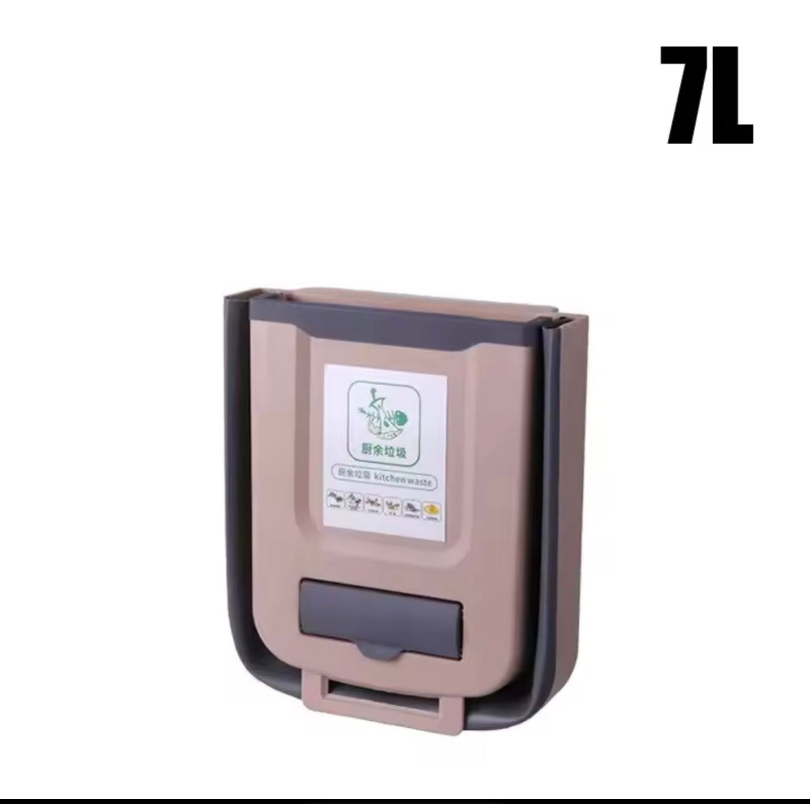 Poubelle de Cuisine Pliable & porte sachets