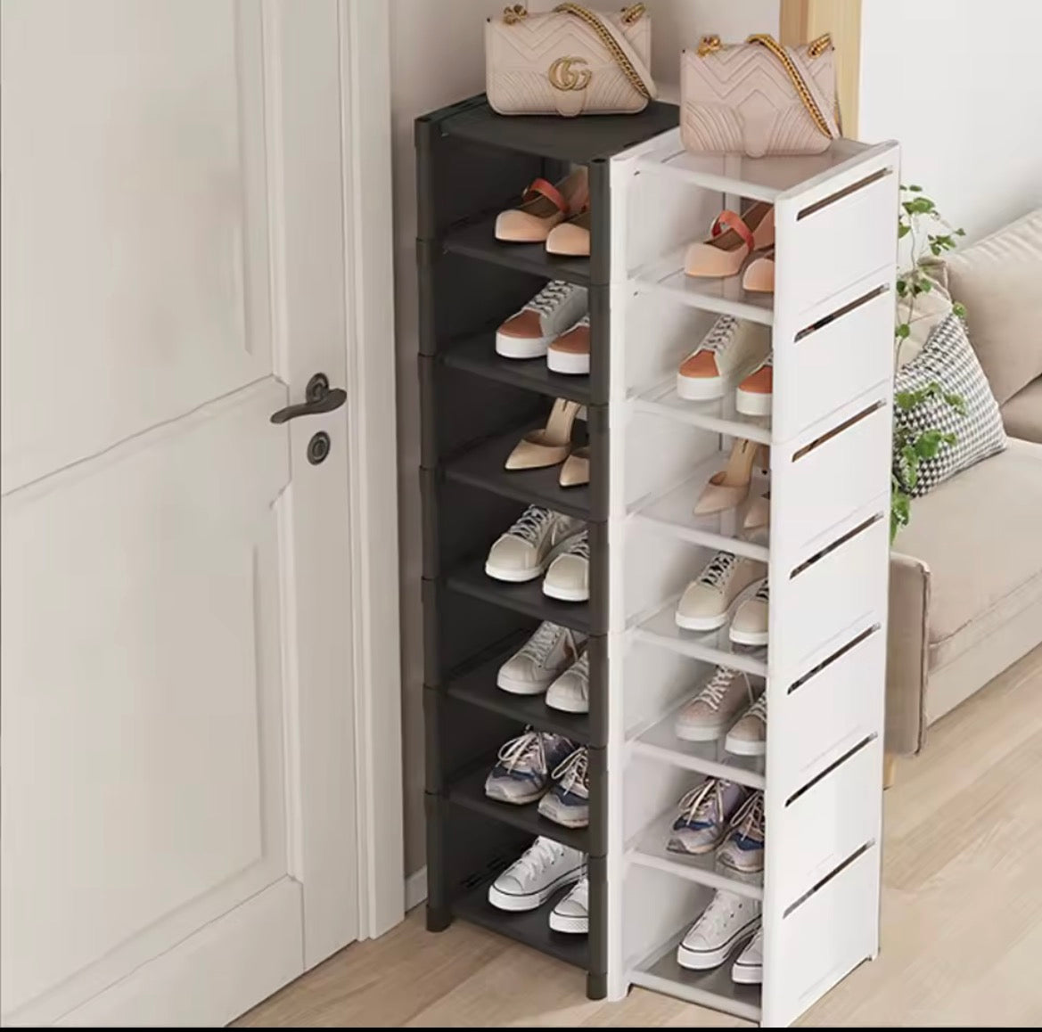 Meuble à chaussures pliable