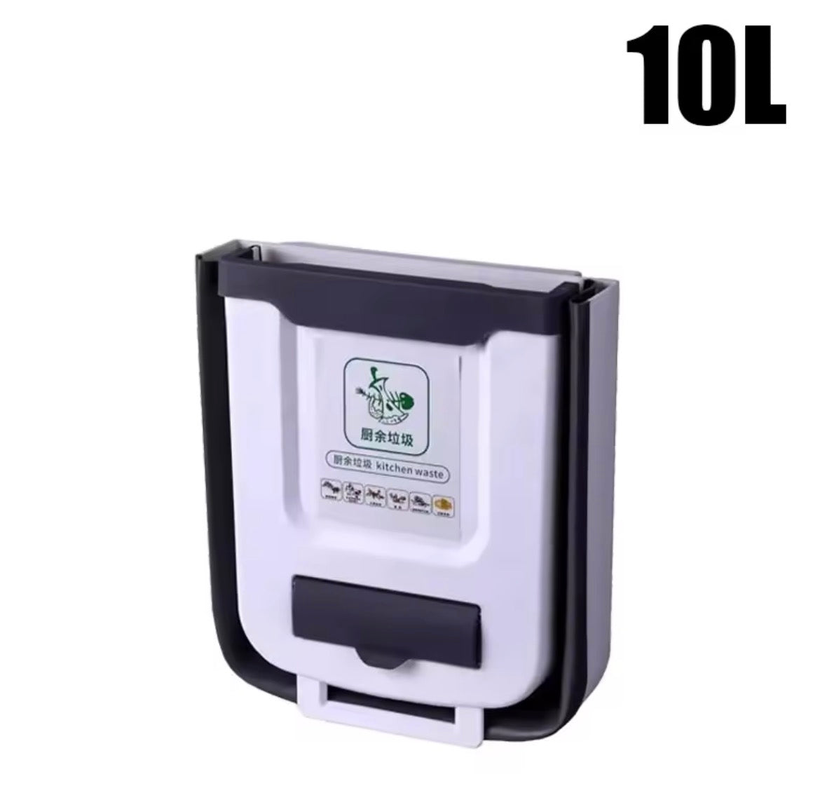 Poubelle de Cuisine Pliable & porte sachets
