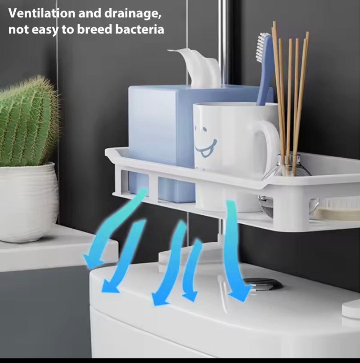 étagère salle de bain 3 niveaux