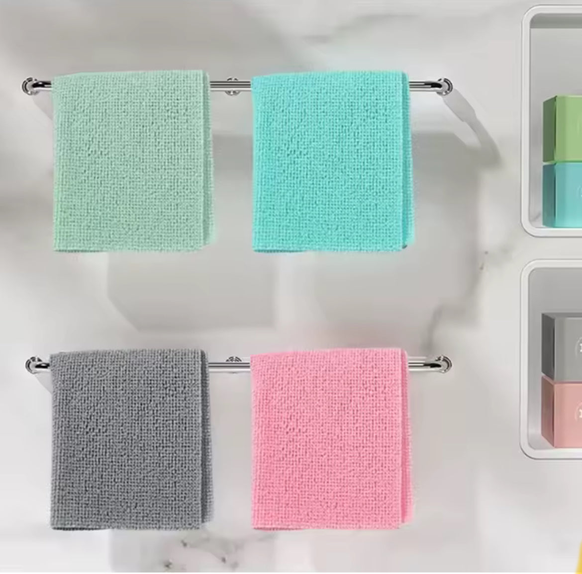 Lingettes microfibres de nettoyage – Lot de 20 pièces