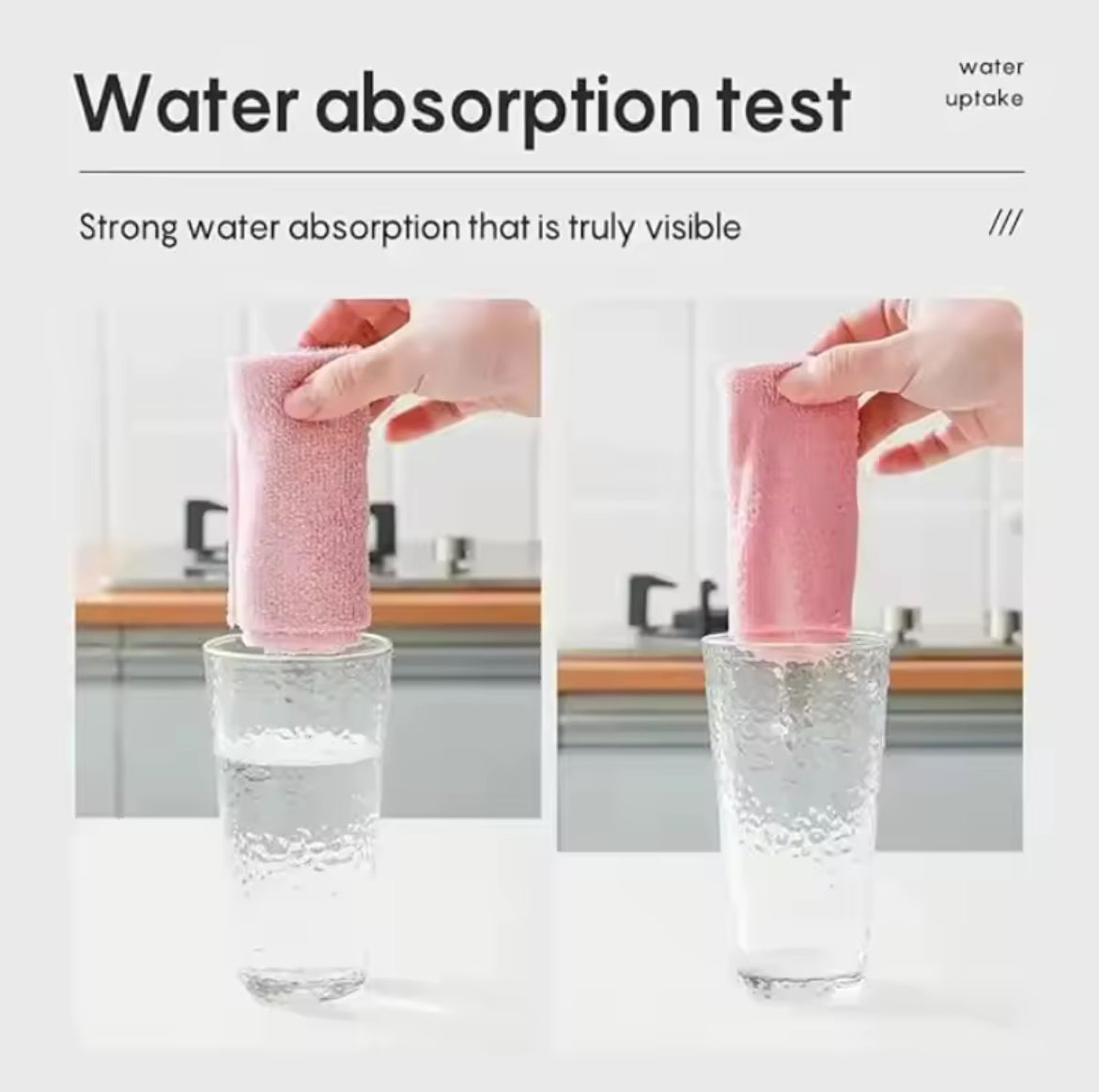 Lingettes microfibres de nettoyage – Lot de 20 pièces