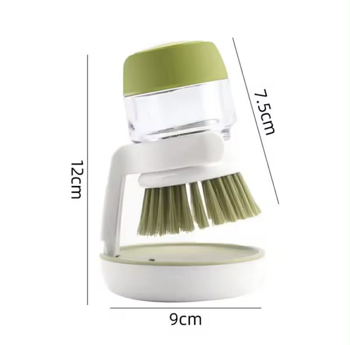 kitchen cleaning brush with holder